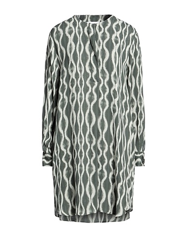 AGLINI Shirt dress Military green 100% Viscose