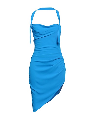 AMANDA UPRICHARD Vestito corto Azzurro 100% Poliestere