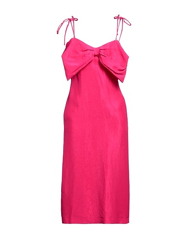 MSGM Midi dress Fuchsia 100% Viscose