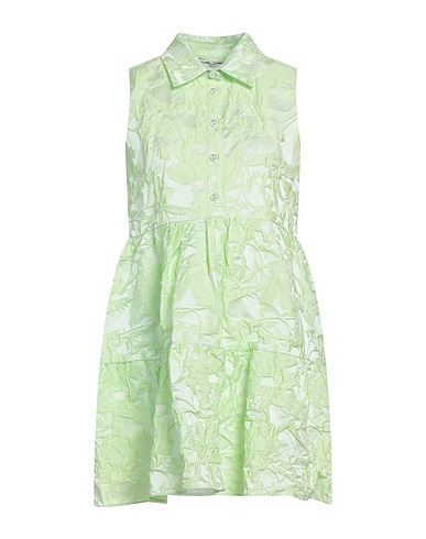AMANDA UPRICHARD Shirt dress Lime green 100% Polyester