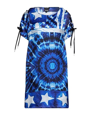 JUST CAVALLI Vestito corto Blu 100% Viscosa