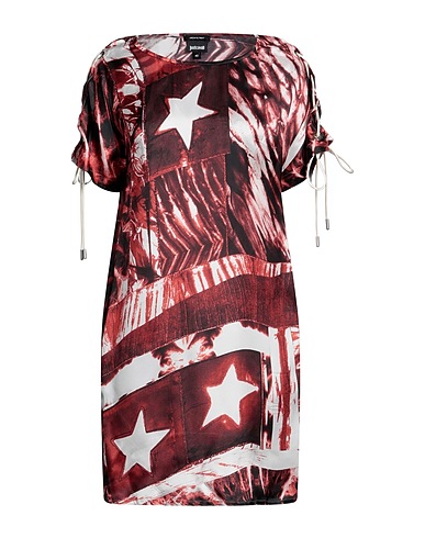 JUST CAVALLI Vestito corto Ruggine 100% Viscosa