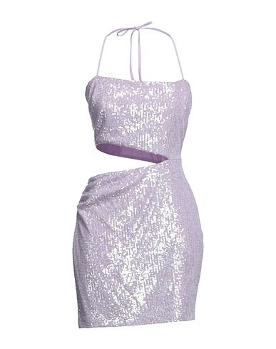 AMANDA UPRICHARD Sheath dress Lilac 100% Polyester