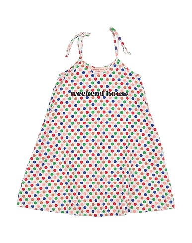 WEEKEND HOUSE KIDS Dress White 96% Organic cotton, 4% Elastane
