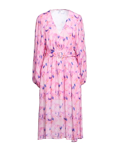 PATRIZIA PEPE Midi-Kleid Rosa 100% Viskose