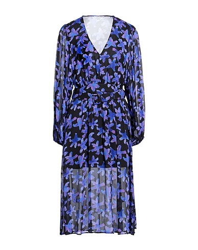 PATRIZIA PEPE ひざ丈ワンピース パープル レーヨン 100%