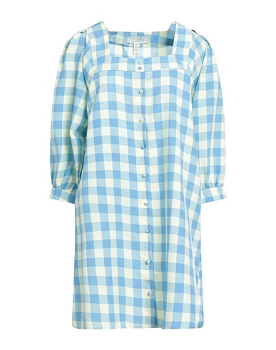 LIQUORISH Shirt dress Light blue 100% Polyester