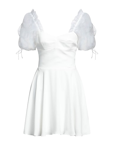 AMANDA UPRICHARD Short dress White 100% Polyester