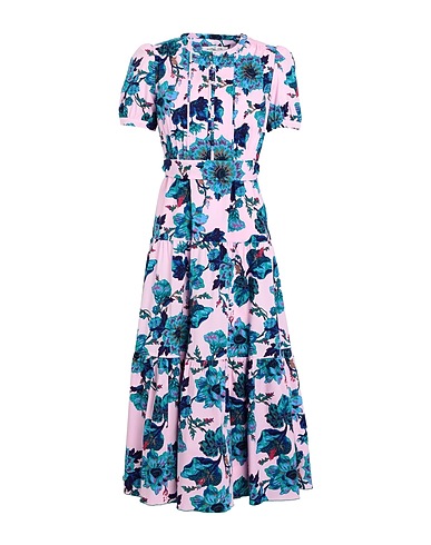 DIANE VON FURSTENBERG Midi dress Light pink 98% Cotton, 2% Elastane