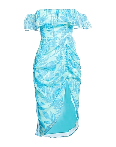 AMANDA UPRICHARD Kurzes Kleid Tūrkis 100% Polyester