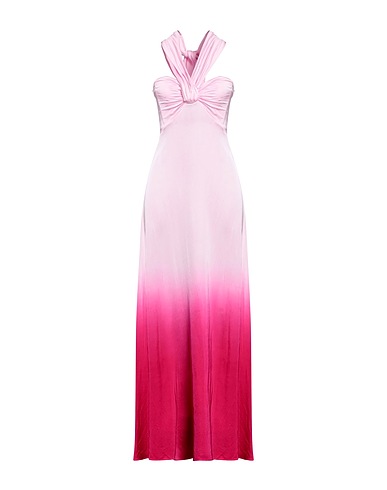 GUESS Long dress Pink 100% Viscose