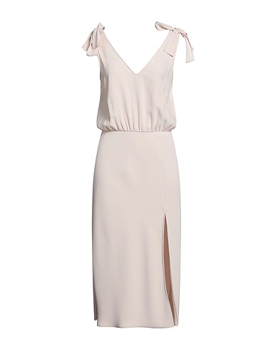 AMANDA UPRICHARD Midi dress Beige 100% Polyester