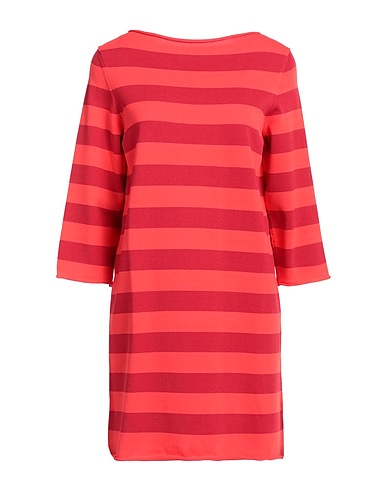 LIVIANA CONTI Short dress Coral 65% Viscose, 35% Polyamide