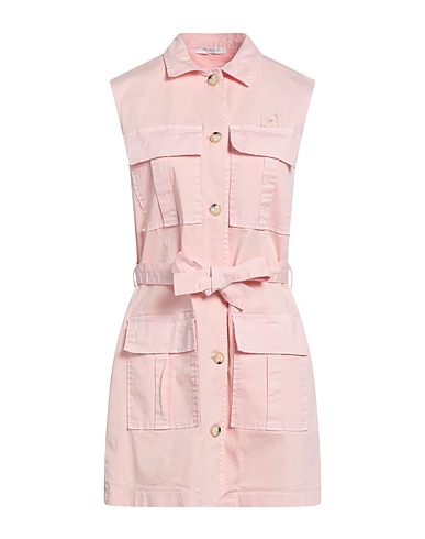 BELLWOOD Shirt dress Light pink 98% Cotton, 2% Elastic fibres