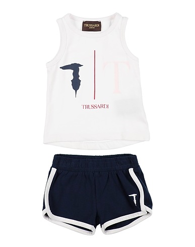 TRUSSARDI JUNIOR Βρεφικό σύνολο Λευκό 95% Βαμβάκι, 5% Lycra®