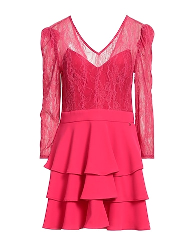 KOCCA Short dress Fuchsia 100% Polyester, Polyamide