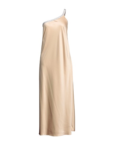 NO SECRETS Long dress Sand 97% Polyester, 3% Elastane