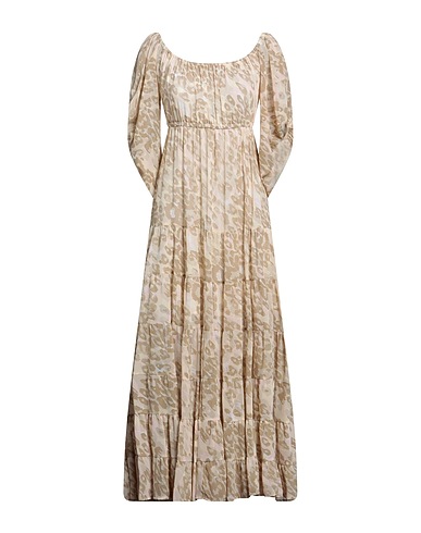NO SECRETS Long dress Sand 100% Polyester