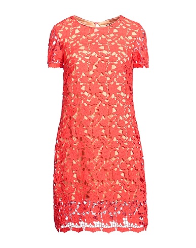 NO SECRETS Sheath dress Red 100% Polyester, Elastane