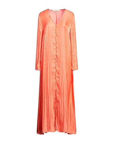 JUCCA Long dress Salmon pink 100% Polyester