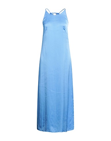 ANIS WHITE Langes Kleid Azurblau 100% Polyester