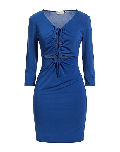 HAVEONE Sheath dress Bright blue 95% Polyester, 5% Elastane
