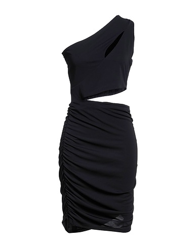 HAVEONE Vestito corto Nero 95% Poliestere, 5% Elastan