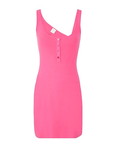 8 by YOOX Tubino VISCOSE BLEND SLEEVELESS KNIT MINI DRESS
 Rosa 72% Viscosa, 28% Poliestere riciclato