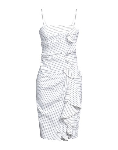TWENTY EASY by KAOS Short dress White 87% Viscose, 13% Polyester