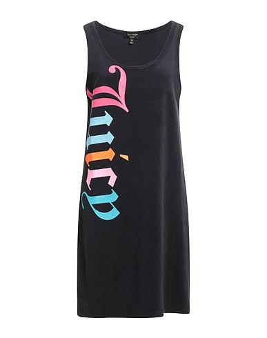 JUICY COUTURE Kurzes Kleid Schwarz 80% Baumwolle, 20% Polyester