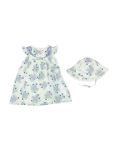 CHLOÉ Vestido para bebé  White 66% Viscose, 34% Silk
