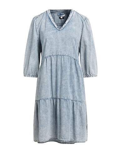 GARCIA Vestito corto Blu 100% Cotone