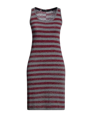 GUESS Sheath dress Grey 90% Wool, 10% Cashmere