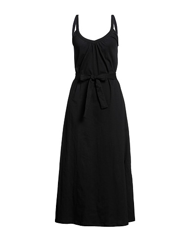 GARCIA Long dress Black 100% Cotton