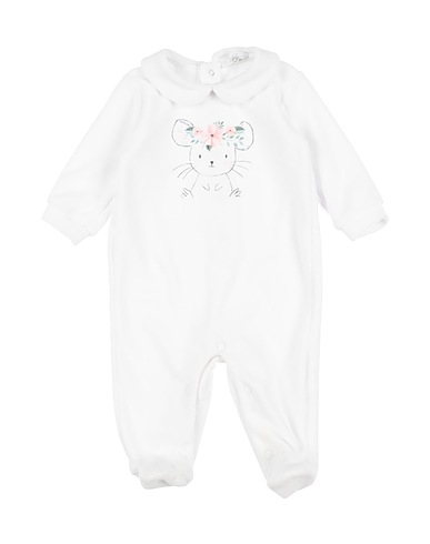 BEBEBO' Baby jumpsuit  White 80% Cotton, 20% Polyester