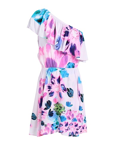 DESIGUAL Robe asymétrique Rose 100% Viscose