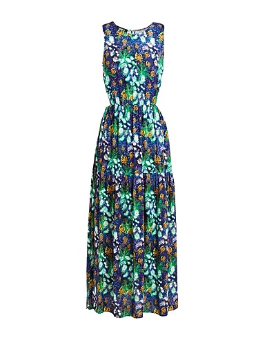 DESIGUAL Long dress Blue 100% Viscose