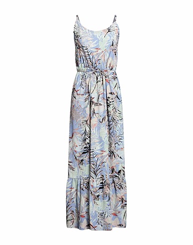 GARCIA Long dress Mauve 97% Polyester, 3% Elastane