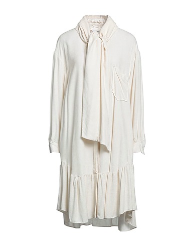 LE SARTE PETTEGOLE Midi dress Ivory 100% Viscose