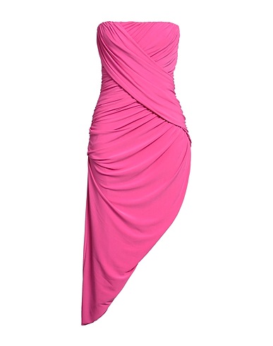 ALMA SANCHEZ Vestito corto Fucsia 95% Poliestere, 5% Elastan