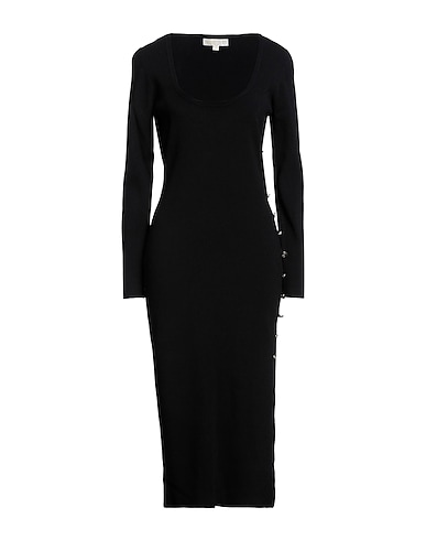 MICHAEL MICHAEL KORS Midi dress Black 63% Recycled viscose, 20% Polyamide, 14% Polyester, 3% Elastane