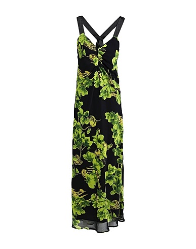TOPSHOP Long dress Black 100% Polyester