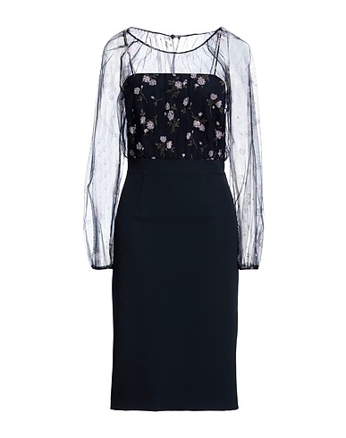 BLUMARINE Elegant dress Midnight blue 88% Polyester, 12% Elastane, Polyamide
