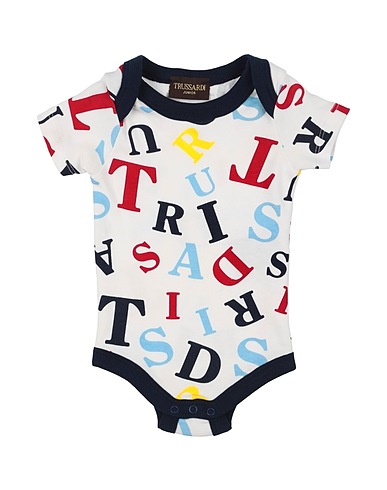 TRUSSARDI JUNIOR Strampelanzug Weiß 100% Baumwolle