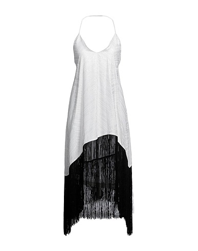 ANTONELLA RIZZA Midi dress Light grey 100% Viscose