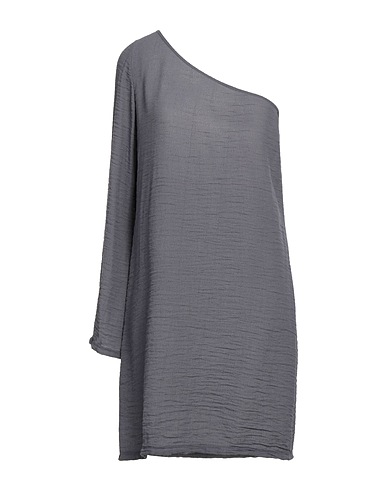 CYCLE One-shoulder dress Grey 79% Viscose, 21% Polyamide