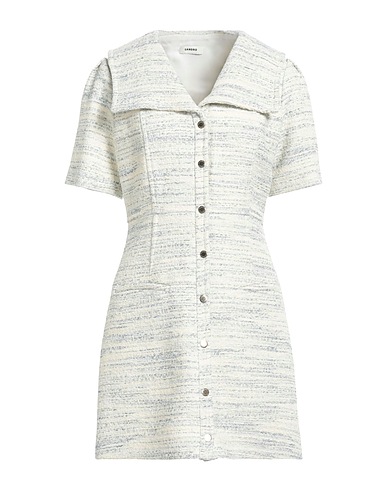 SANDRO Blazer dress Off white 74% Cotton, 12% Polyester, 11% Acrylic, 3% Other Fibres