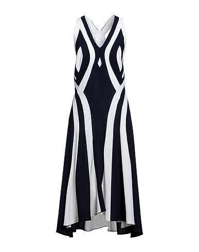 PARTOW Midi dress Navy blue 100% Wool