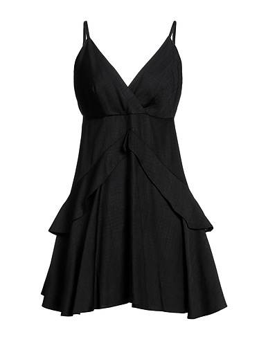 SANDRO Short dress Black 100% Viscose