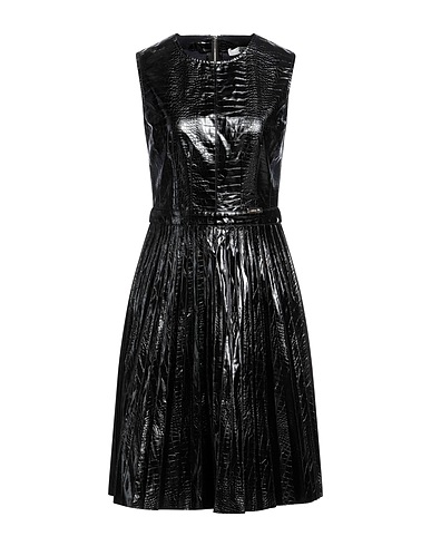 TWINSET Midi dress Black 100% Viscose, Polyester